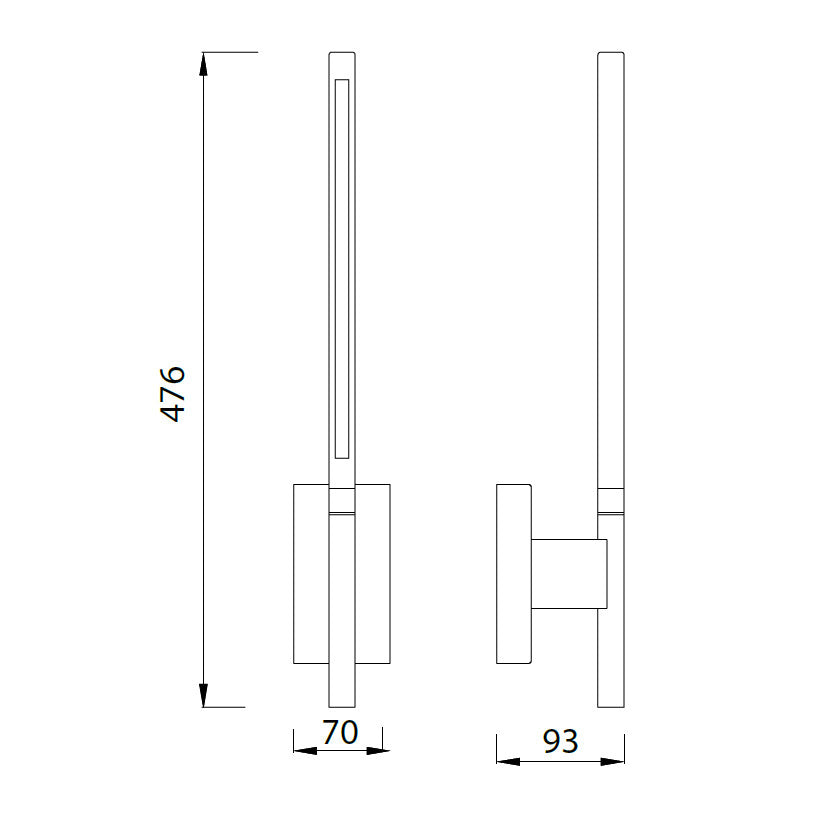Aplica de perete TORA