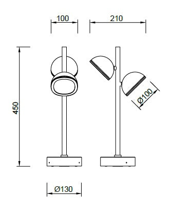 Lampa stativa RISO 452