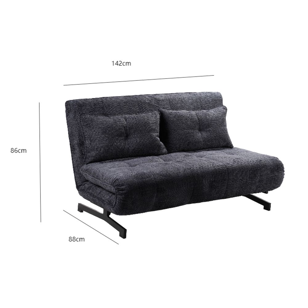 Canapea extensibila 2 locuri SCALEDA 142 CM