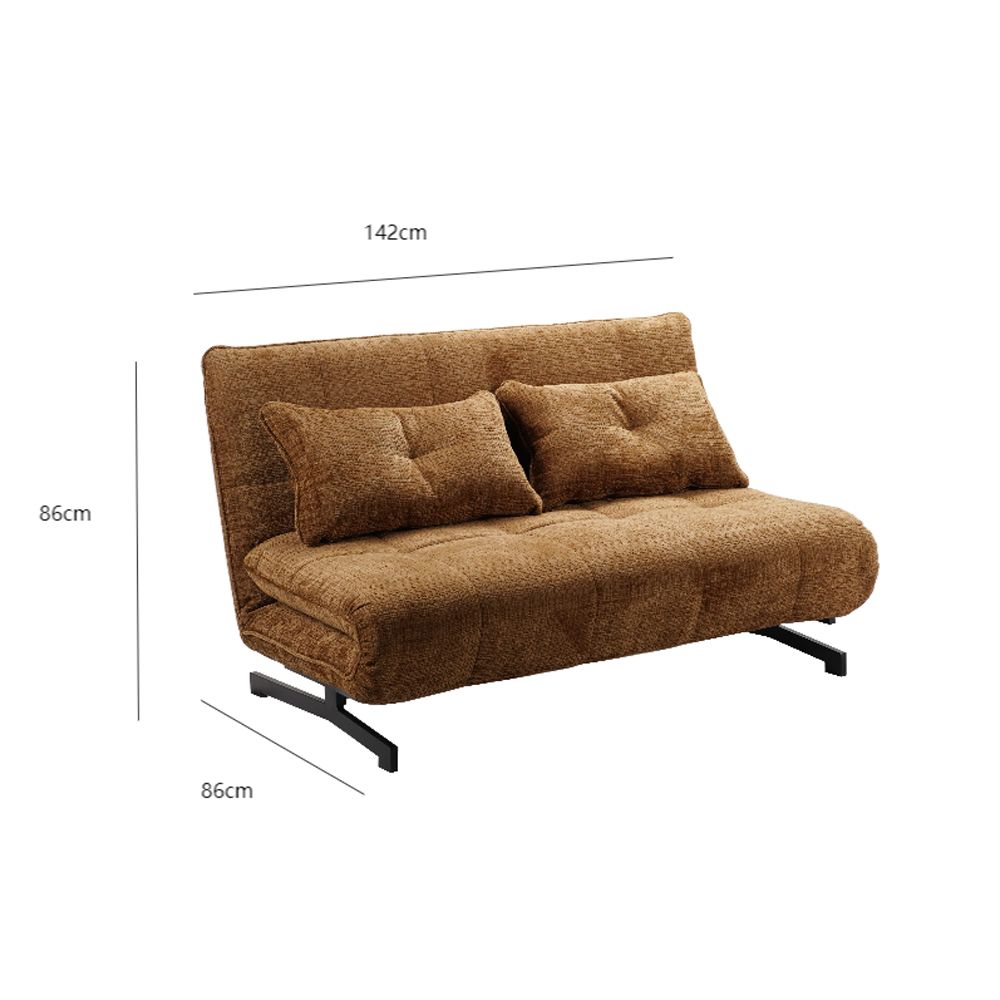 Canapea extensibila 2 locuri SCALEDA 142 CM