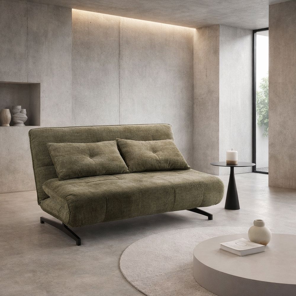 Canapea extensibila 2 locuri SCALEDA 142 CM