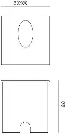 Spot incastrat exterior MONI SQUARE