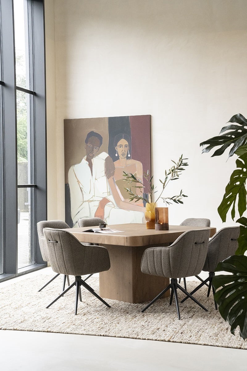 Masa MONIS BROWN 140 CM