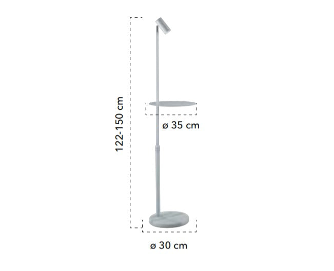 Lampadar RELAX WHITE