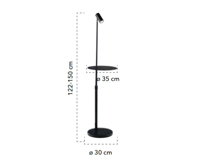 Lampadar RELAX BLACK