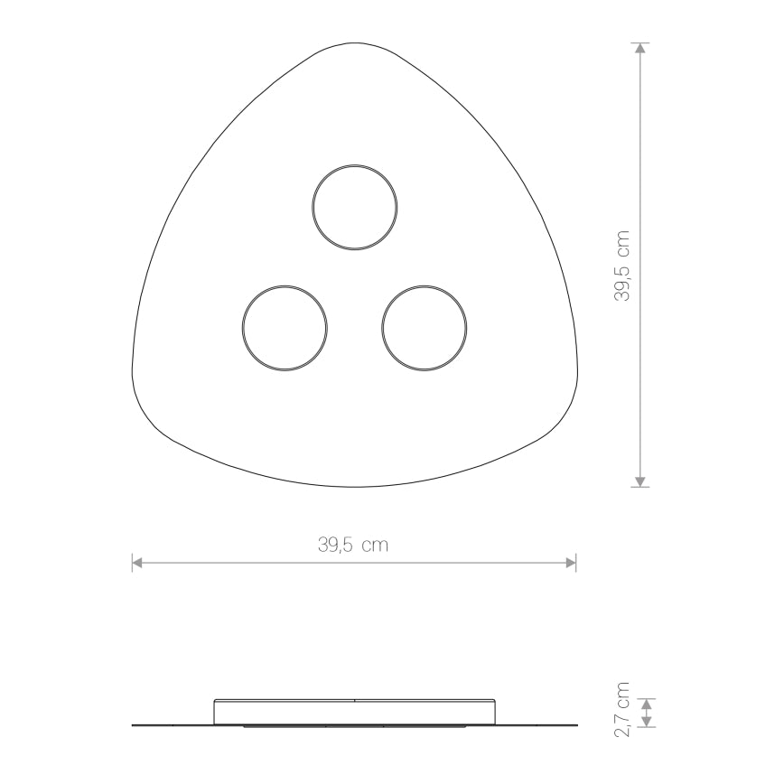 Plafoniera ORGANIS 3L