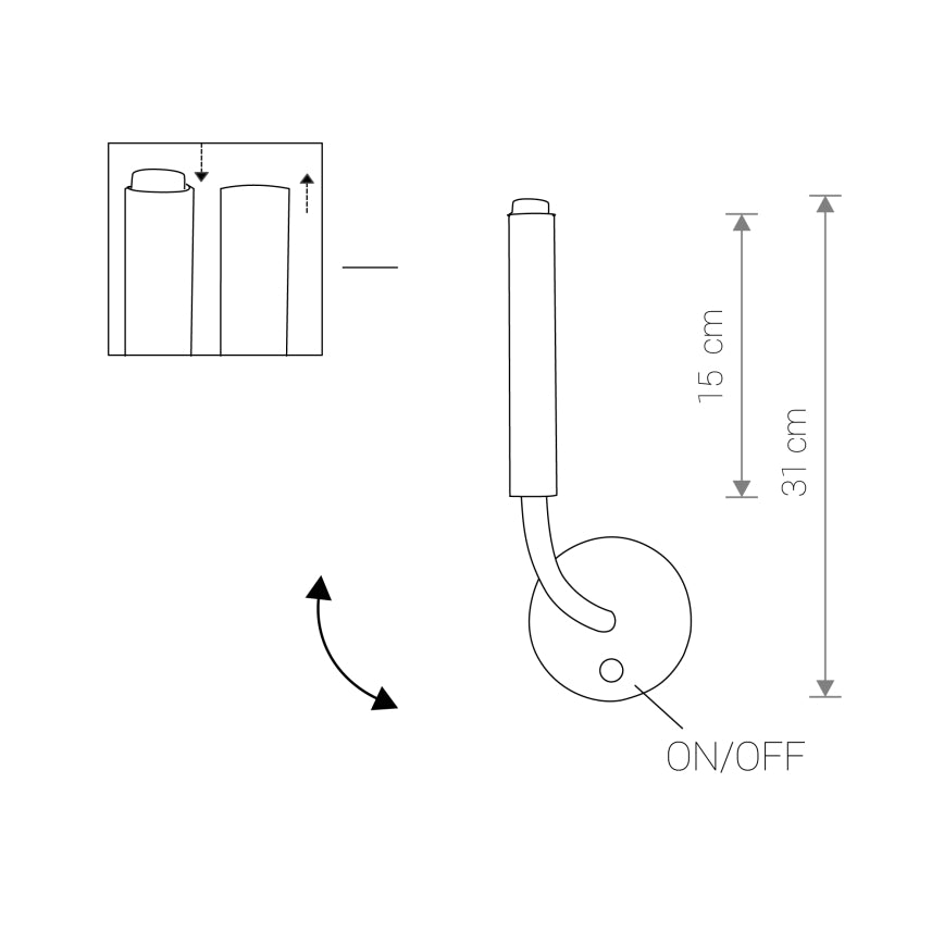 Aplica de perete STELAT