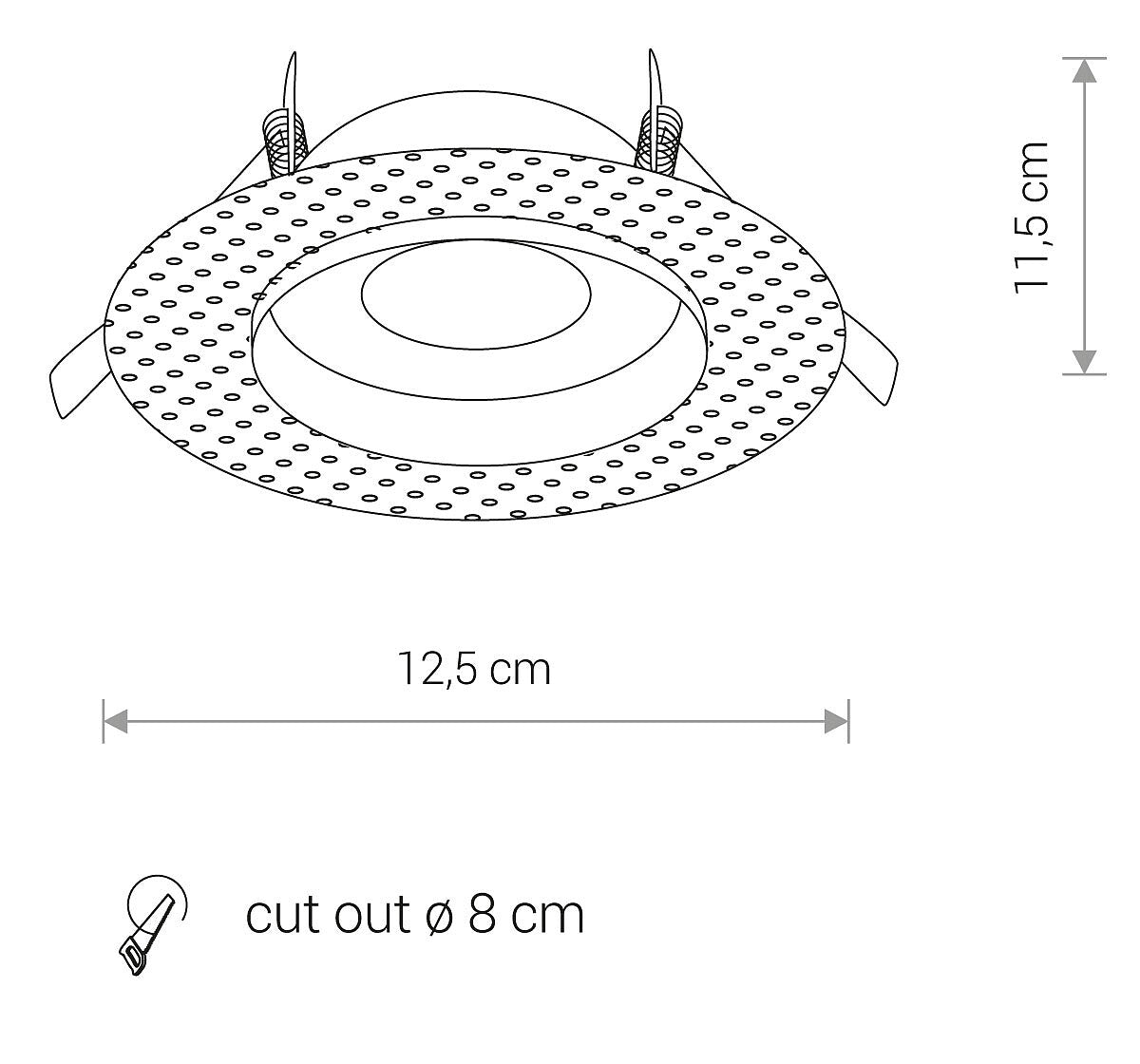 Spot incastrat KELEM