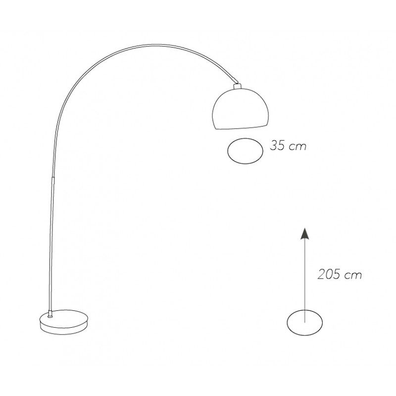 Lampadar PLAZA NICKEL