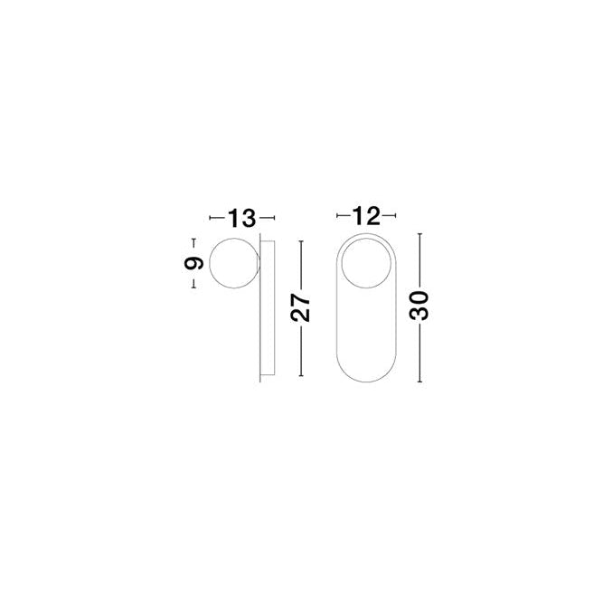 Aplica de perete BLOB