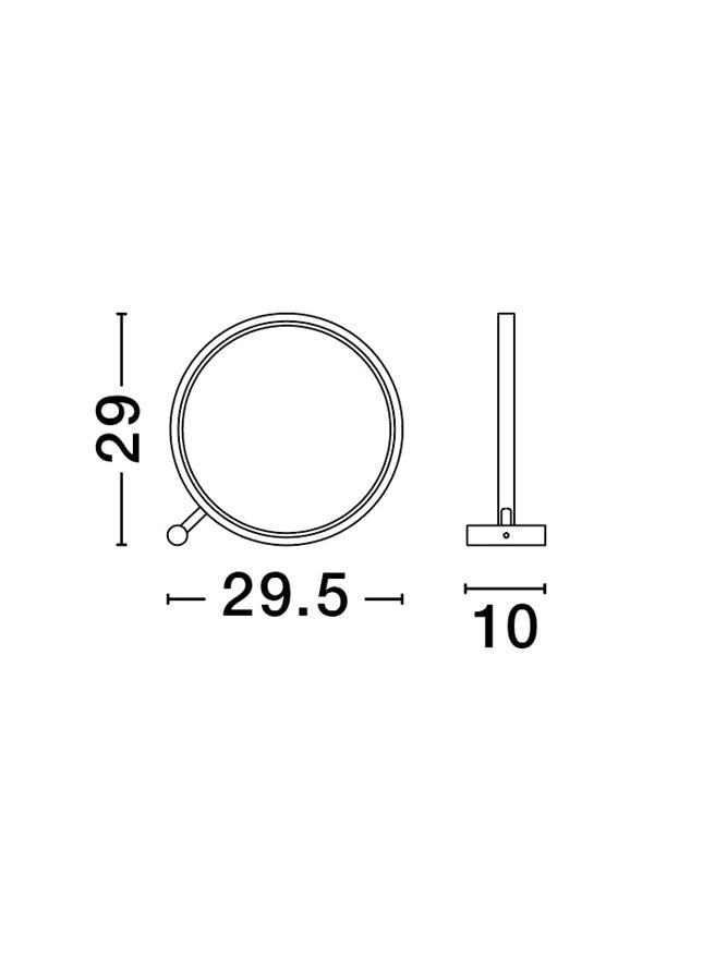 Veioza cu telecomanda HOLA 30CM