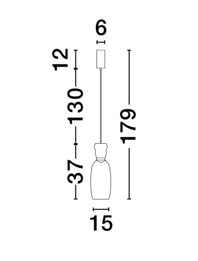 Lampa suspendata PLUMA
