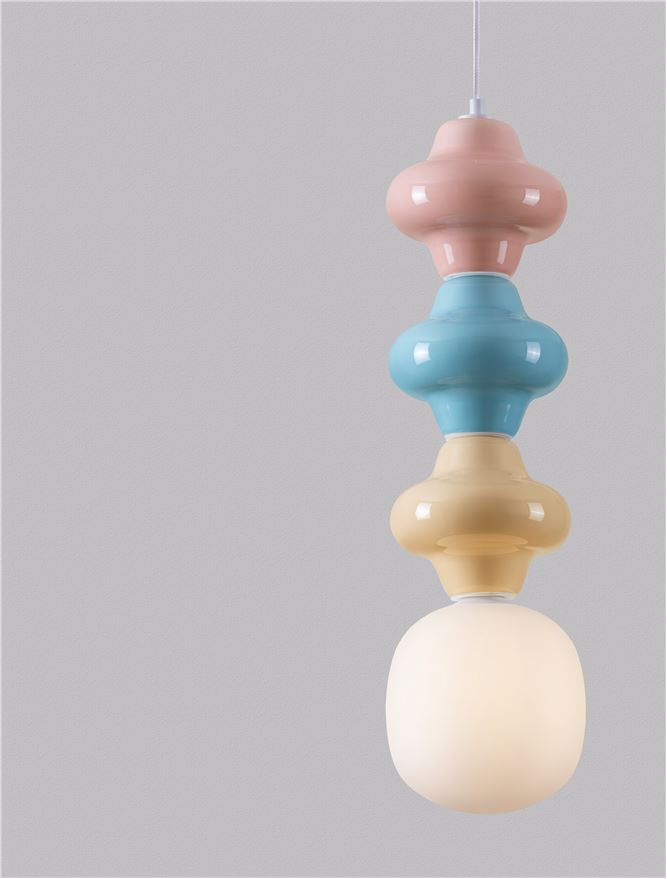 Lampa suspendata CLIO TRIO MULTICOLOR