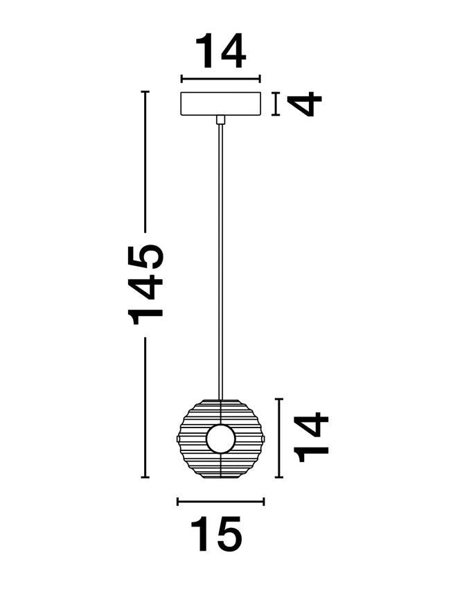 Lampa suspendata LAS