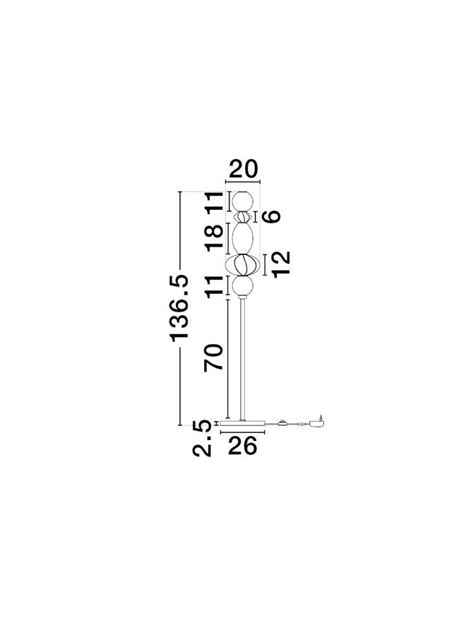 Lampadar switch dimabil ONETA