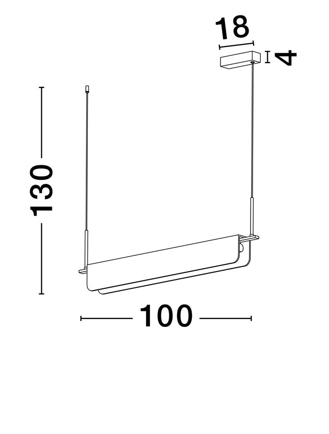 Lampa suspendata dimabila AIDER LINE