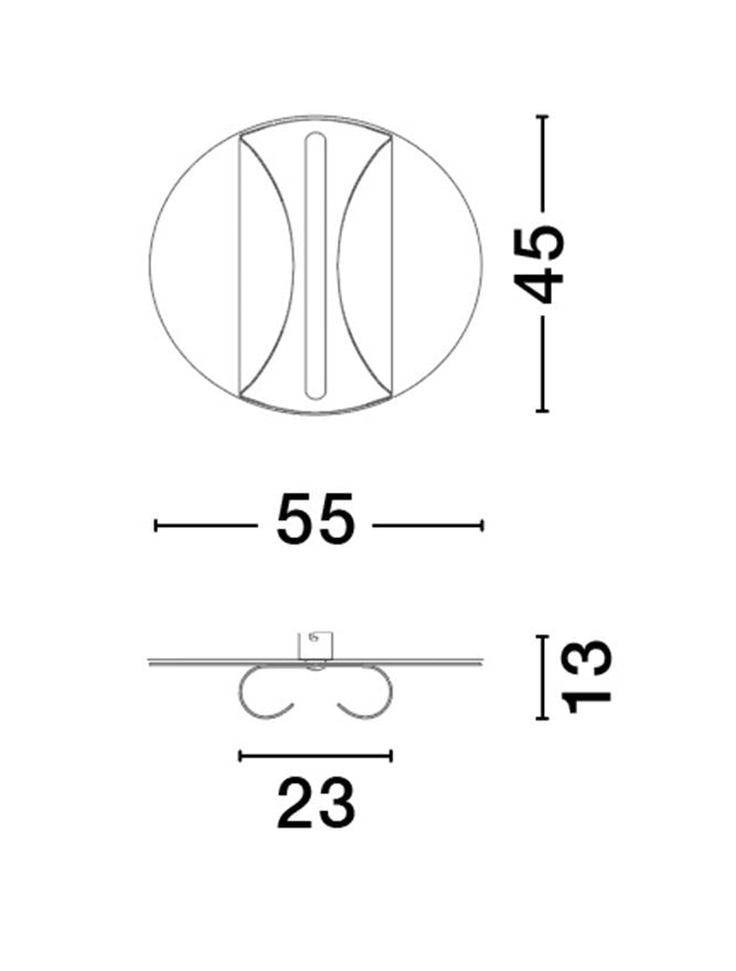 Plafoniera TRIAC dimabila VALENTIN