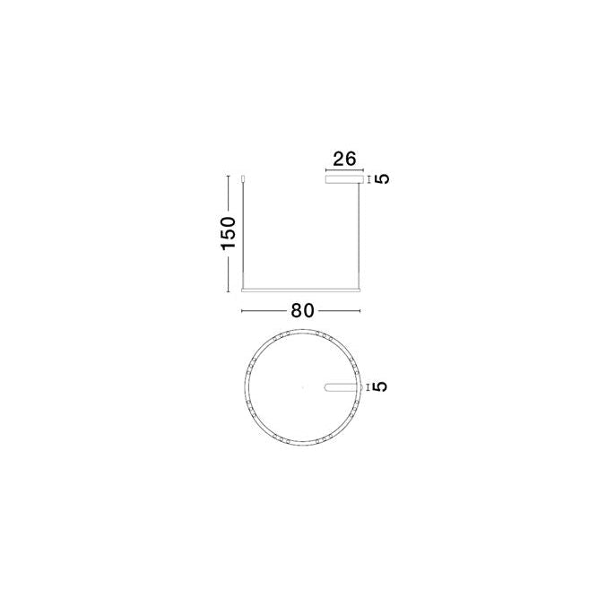 Lampa suspendata dimabila LUNETTE