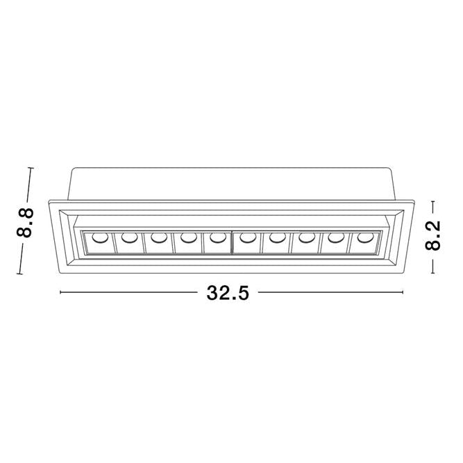 Spot incastrat CANTIA 32 CM