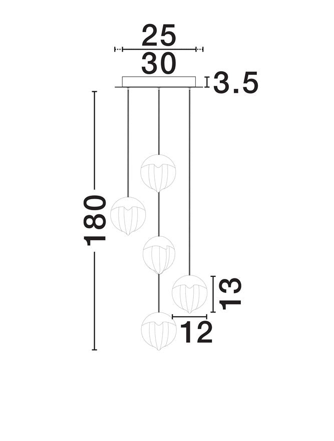 Lampa suspendata ALICIA MULTI