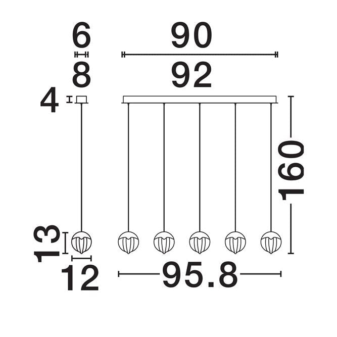 Lampa suspendata ALICIA LINE