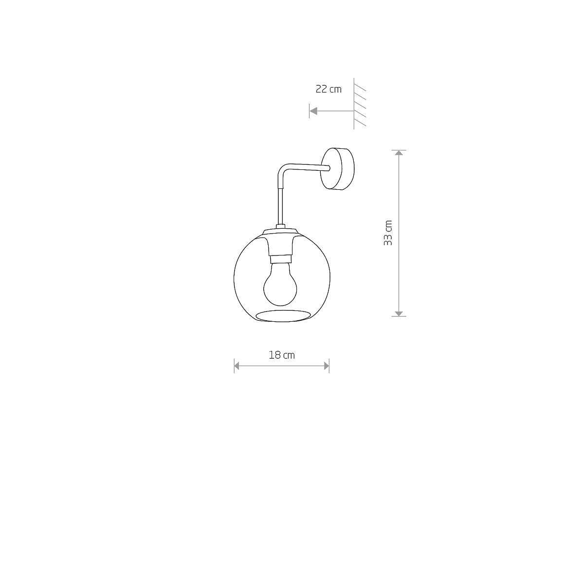 Aplica de perete GAFRIM