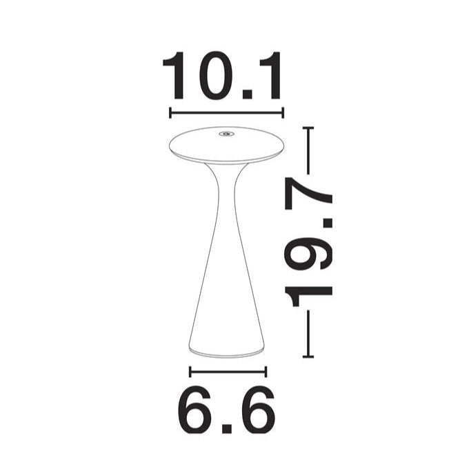 Lampa de masa portabila GRIGIO