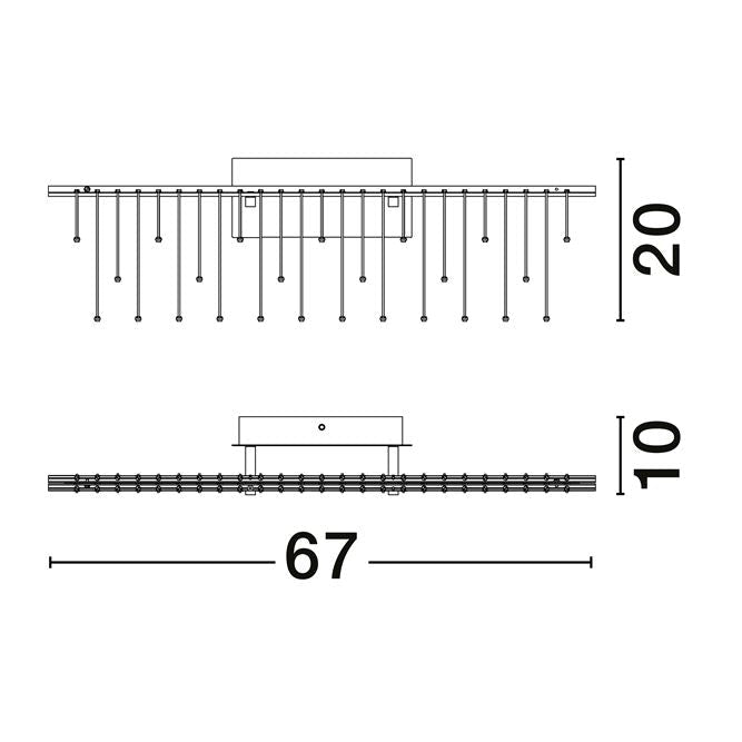Aplica de perete dimabila STELLAR