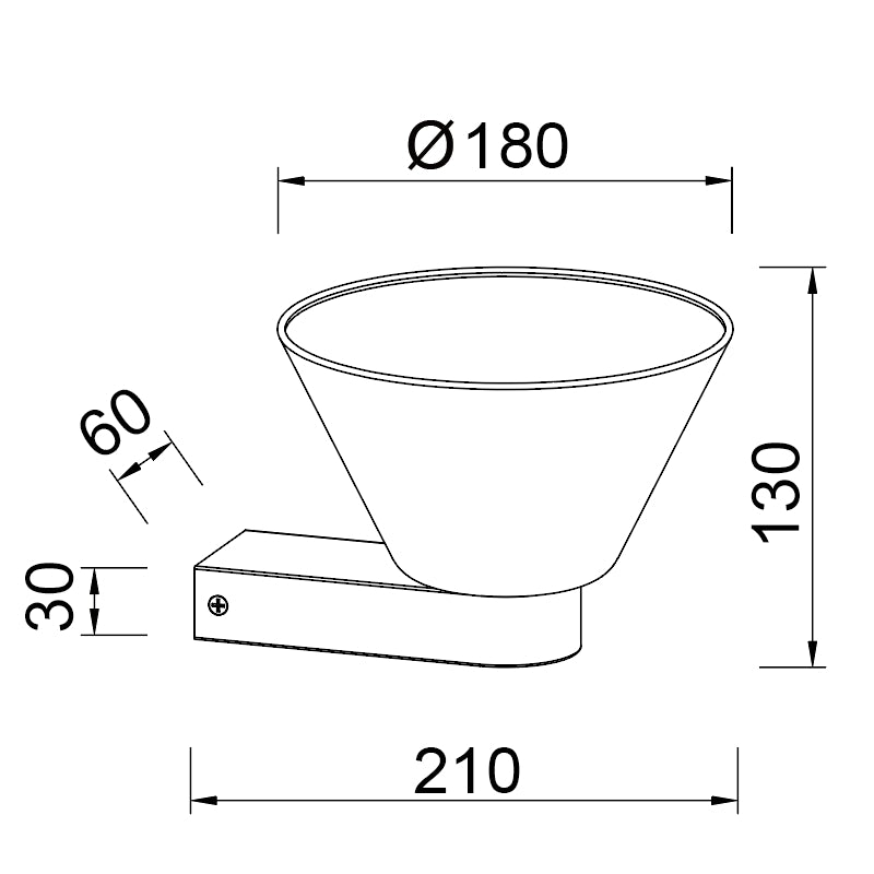 Aplica de perete GALDARO 5W