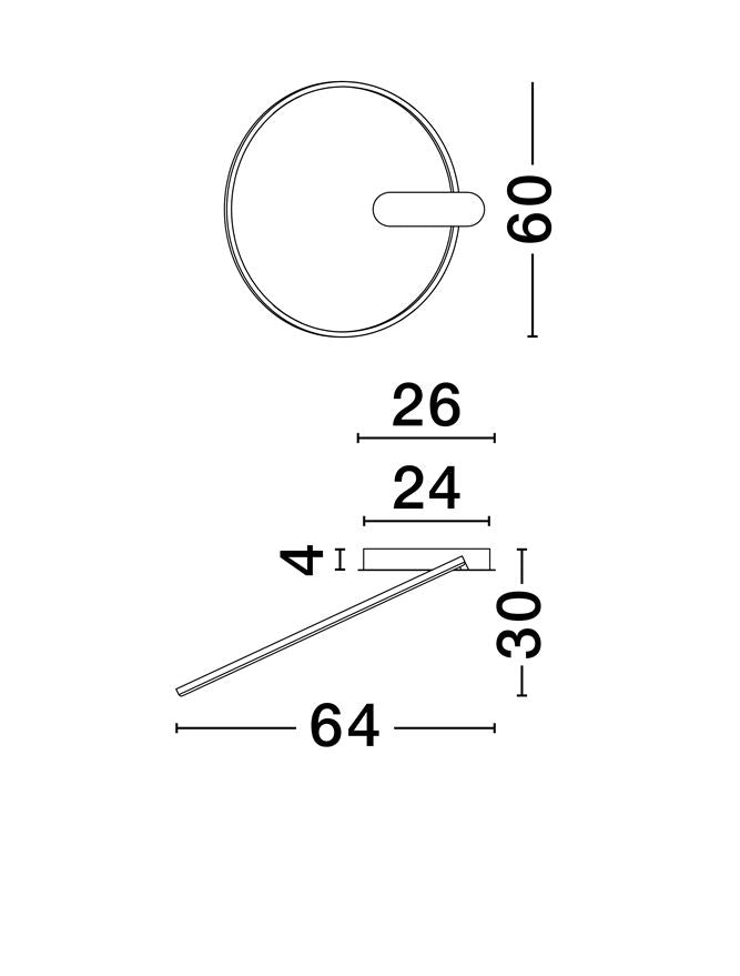 Plafoniera dimabila KIKLOS