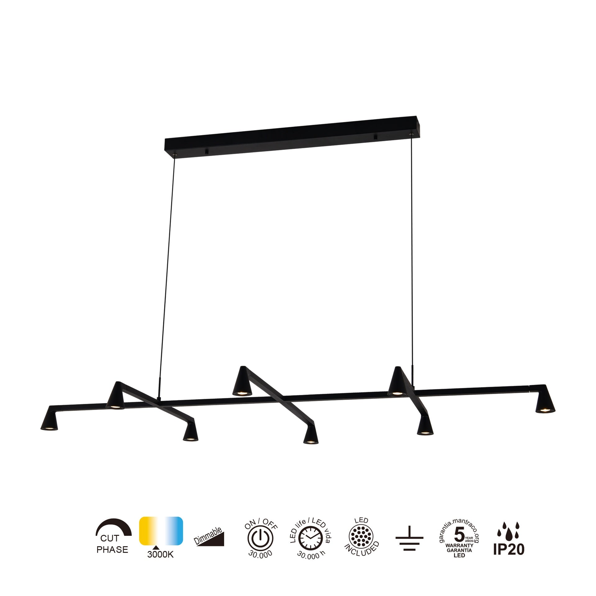 Lampa suspendata dimabila BRISEN 42W