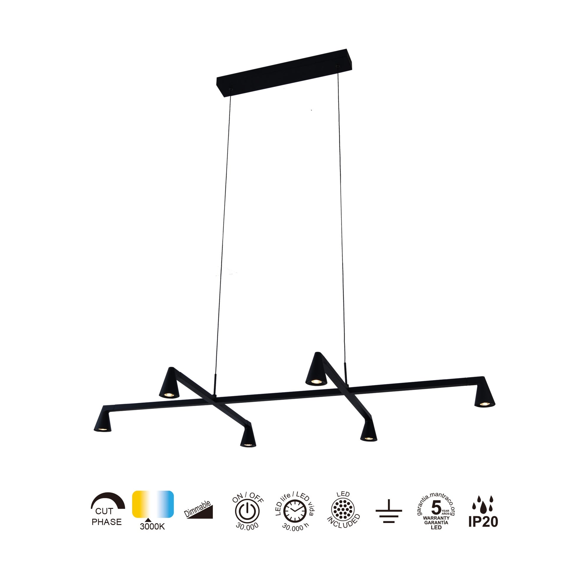Lampa suspendata dimabila BRISEN 29W