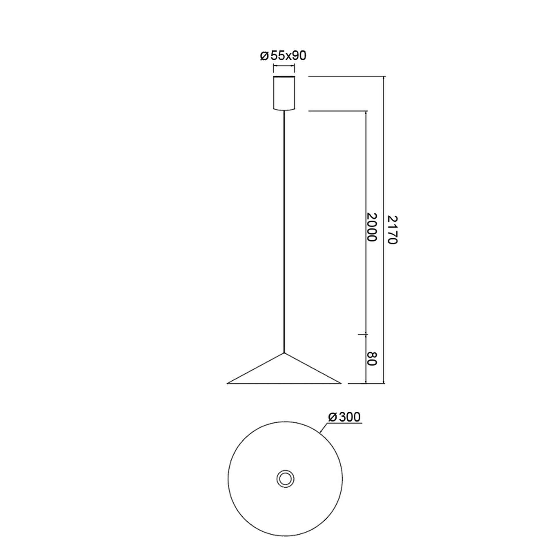 Lampa suspendata dimabila ELDAR 30 CM