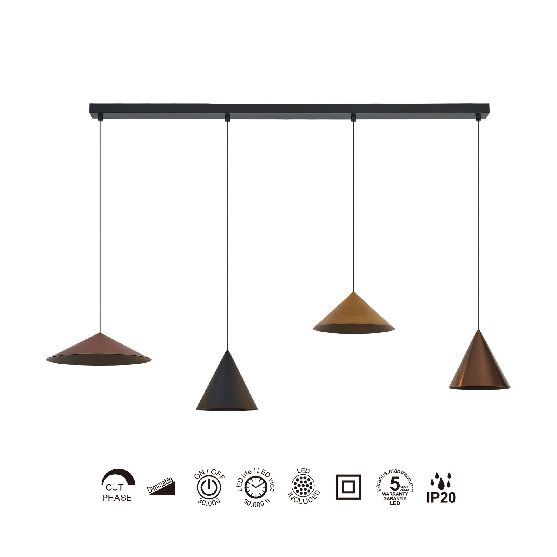 Lampa suspendata dimabila ELDAR LINE