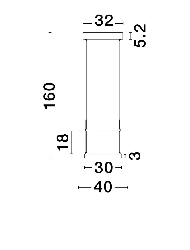 Lampa suspendata dimabila DIONA 40