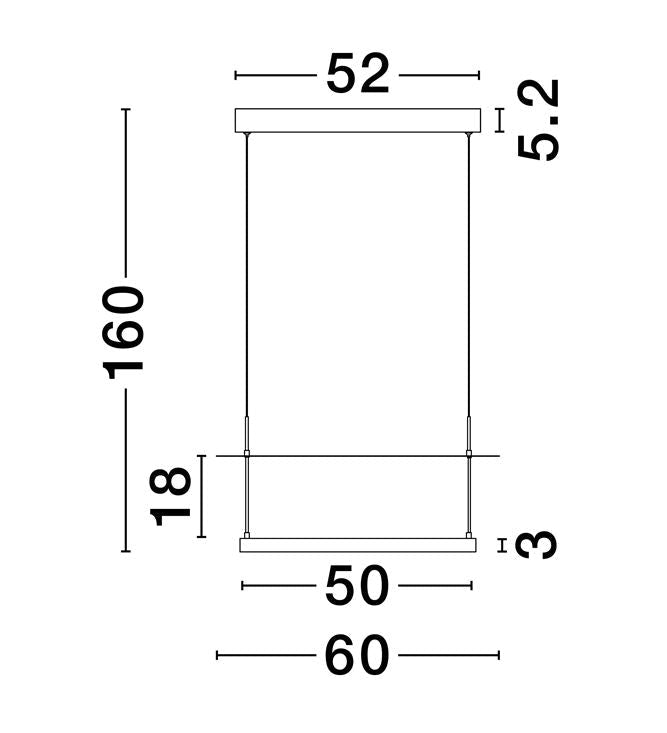 Lampa suspendata dimabila DIONA 60