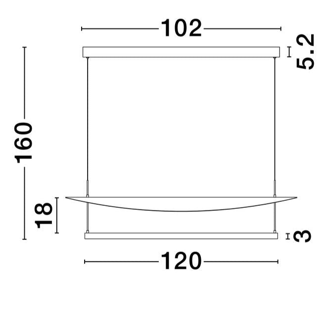 Lampa suspendata dimabila DIONA 120
