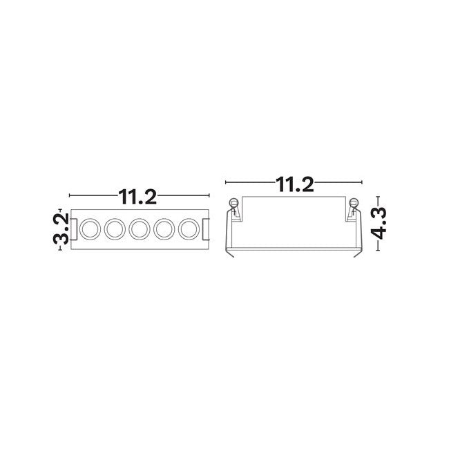 Spot incastrat CANON 11 CM