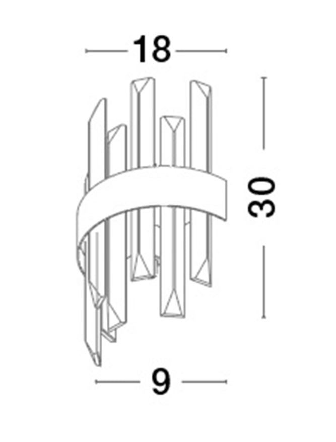 Aplica de perete CROWN