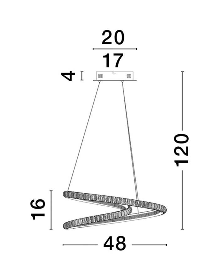 Lampa suspendata GINEVRA