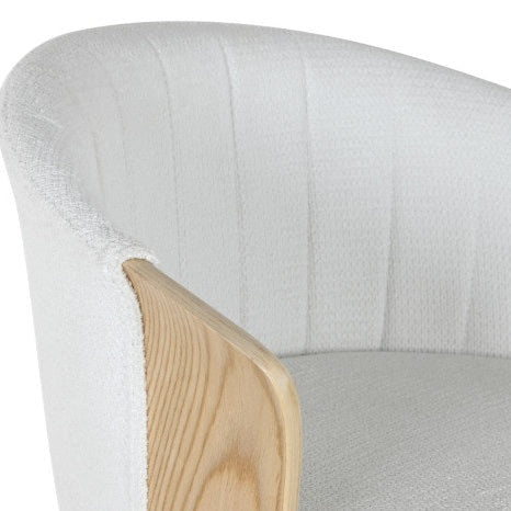 Scaun de bar ALDO WHITE H64 CM