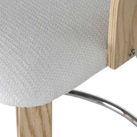 Scaun de bar ALDO WHITE H64 CM