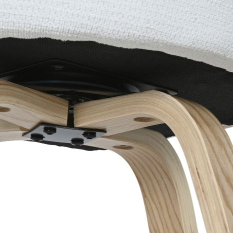 Scaun de bar ALDO WHITE H64 CM