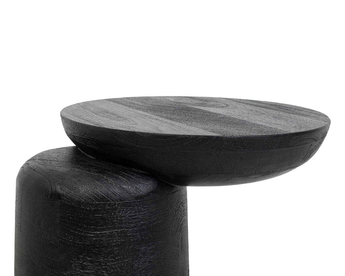 Masuta de cafea ALIAO BLACK 41 x 35 x 46 CM