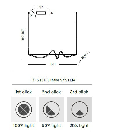 Lampa suspendata ARCON
