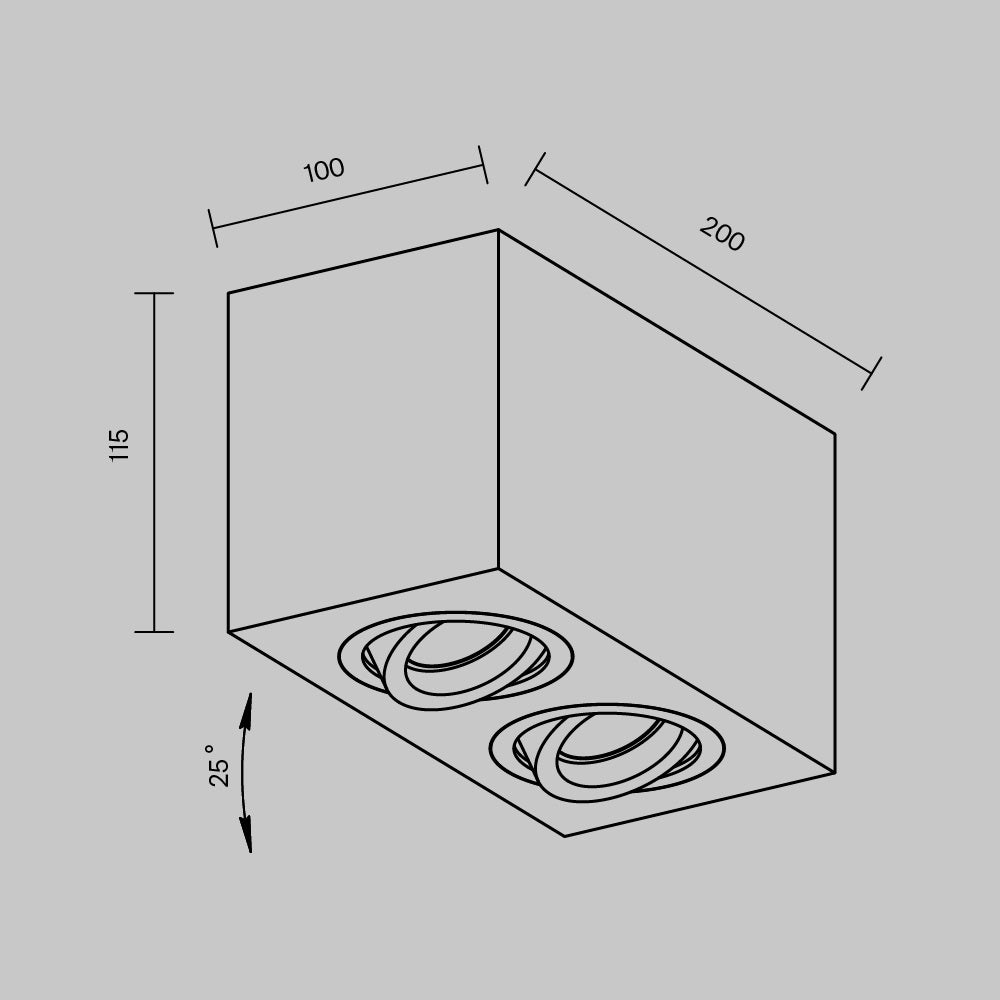 Spot aplicat ATOMI DOUBLE