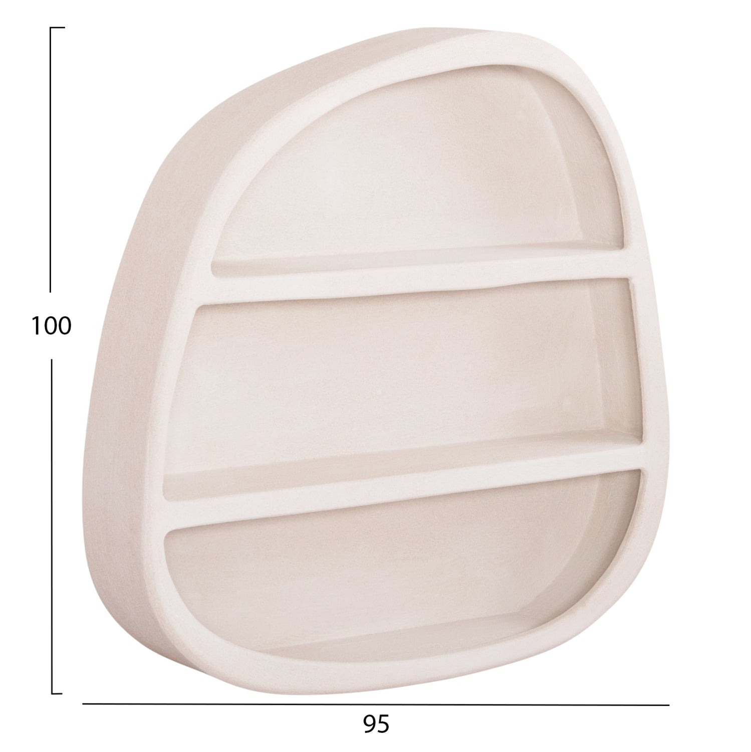 Raft de perete BERTO 95 x 100 CM