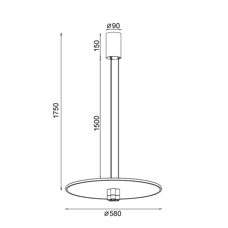 Lampa suspendata BLUM Ø58 CM