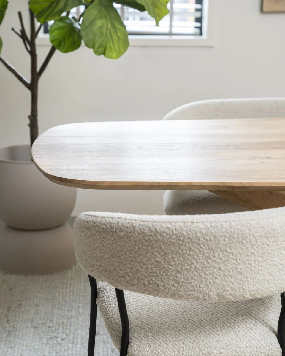 Masa ELDA NATURAL 200/240/280 x 100 CM