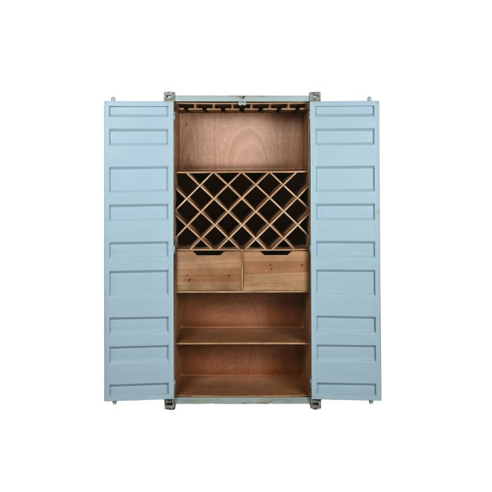 Cabinet de vinuri CAMELI AZUL 76 x 41 x 157 CM